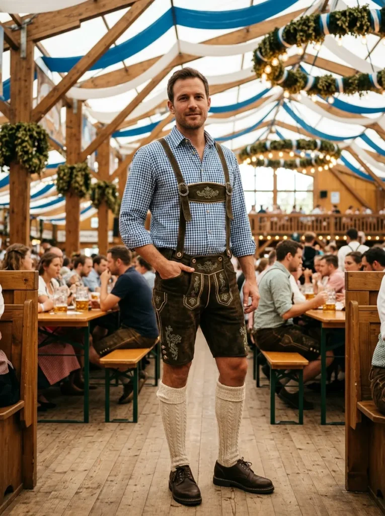 Classic lederhosen look