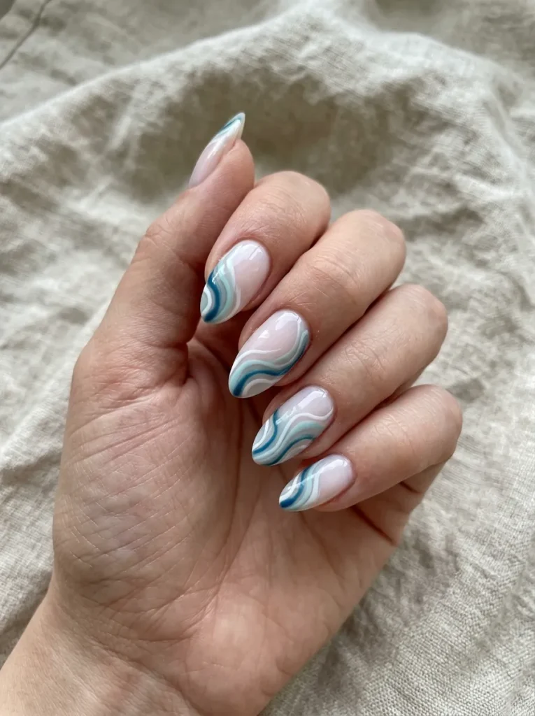 Ocean wave swirl