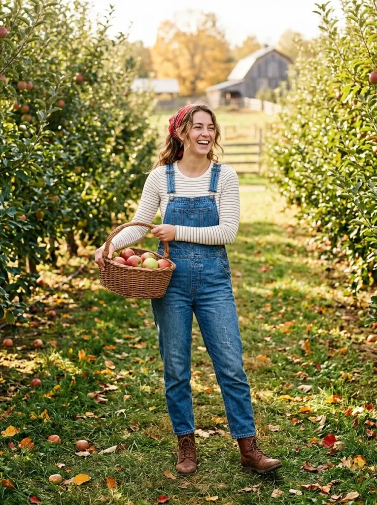 Overalls with a fitted long sleeve