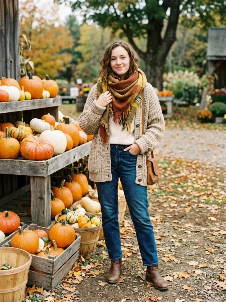 Thrifted layers with a scarf