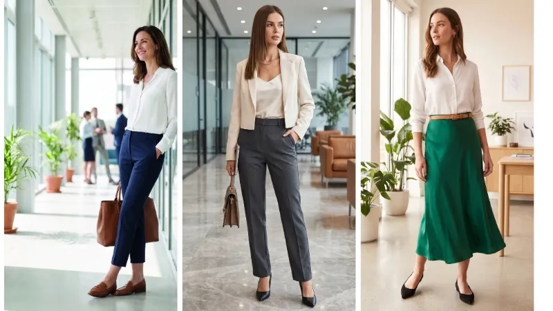 Business casual women outfits image