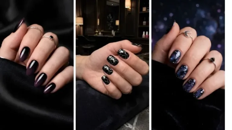 Short emo nails image