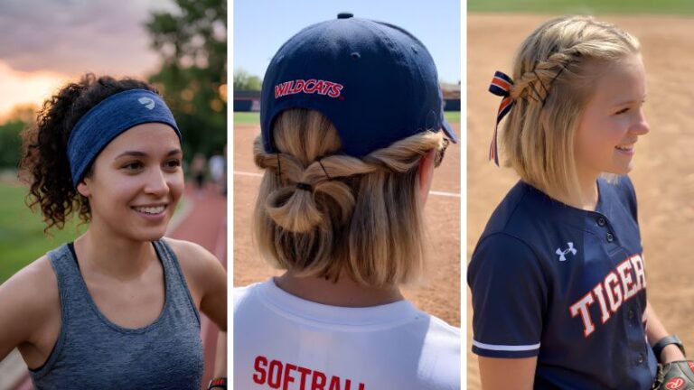 Softball Hairstyles for Short Hair image