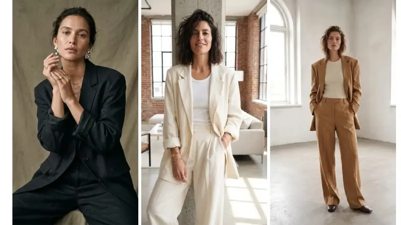 Baggy suit for women image