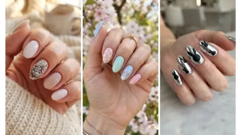 Bunny nails designs image