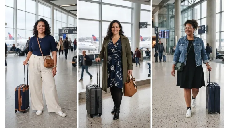 Plus size airport outfits image