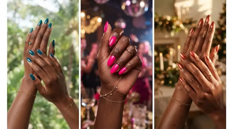 Nail paint colors for dark skin image