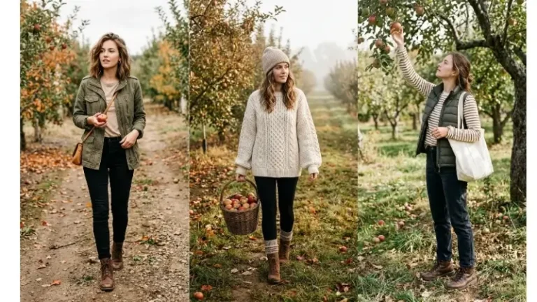 Apple picking outfits image